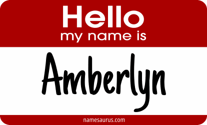 Hello my name is Amberlyn png download