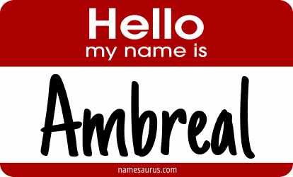 Hello my name is Ambreal png download