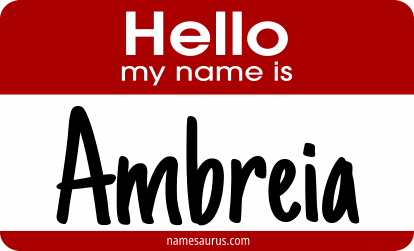 Hello my name is Ambreia png download