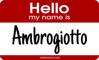 Hello my name is Ambrogiotto png download