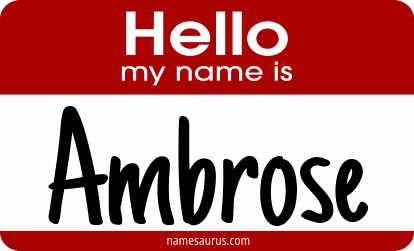 Hello my name is Ambrose png download
