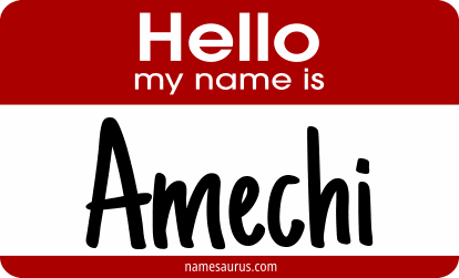 Hello my name is Amechi png download