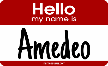Hello my name is Amedeo png download