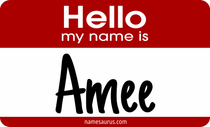 Hello my name is Amee png download
