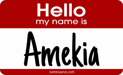 Hello my name is Amekia png download