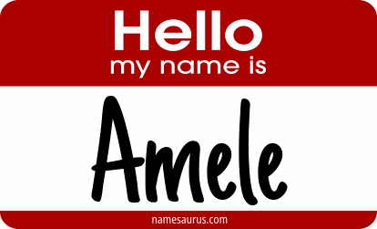 Hello my name is Amele png download