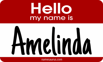Hello my name is Amelinda png download