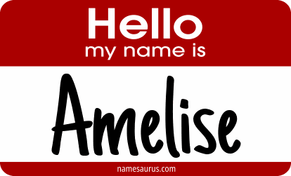 Hello my name is Amelise png download