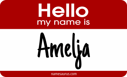 Hello my name is Amelja png download