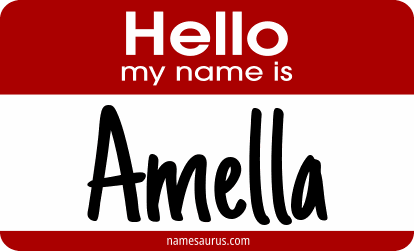 Hello my name is Amella png download