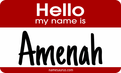 Hello my name is Amenah png download