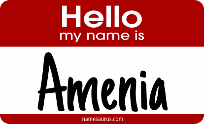 Hello my name is Amenia png download