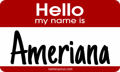 Hello my name is Ameriana png download