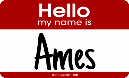 Hello my name is Ames png download
