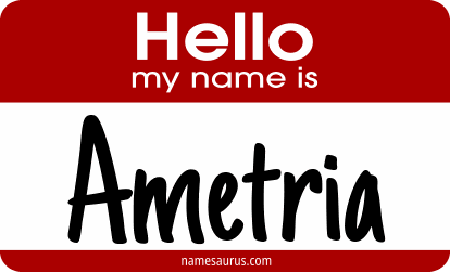Hello my name is Ametria png download