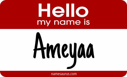 Hello my name is Ameyaa png download