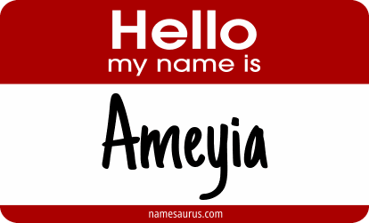 Hello my name is Ameyia png download