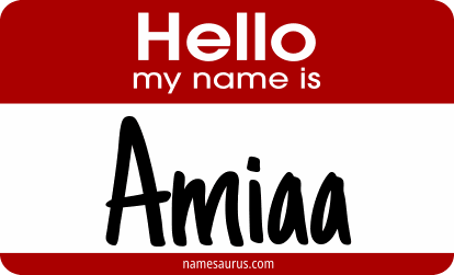 Hello my name is Amiaa png download