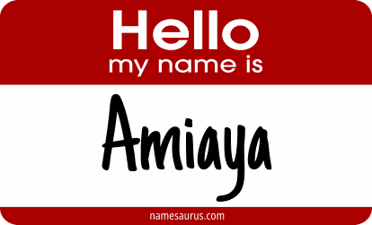 Hello my name is Amiaya png download