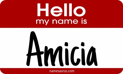 Hello my name is Amicia png download