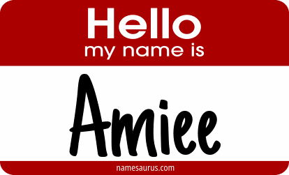 Hello my name is Amiee png download