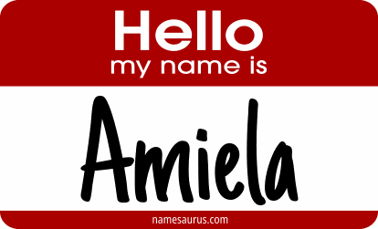 Hello my name is Amiela png download