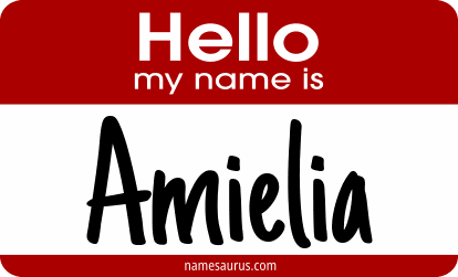 Hello my name is Amielia png download