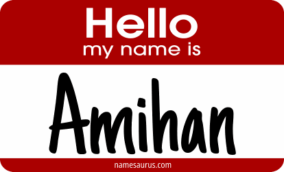 Hello my name is Amihan png download