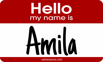 Hello my name is Amila png download