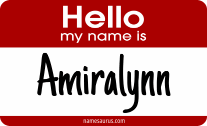 Hello my name is Amiralynn png download