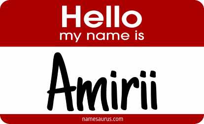 Hello my name is Amirii png download