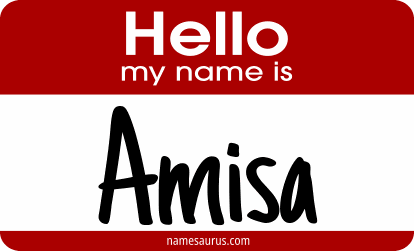 Hello my name is Amisa png download