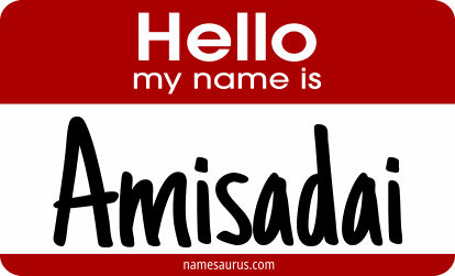 Hello my name is Amisadai png download