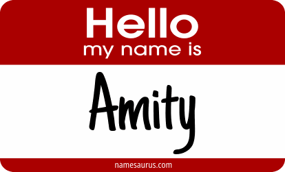 Hello my name is Amity png download