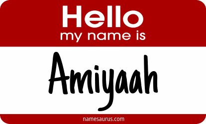 Hello my name is Amiyaah png download