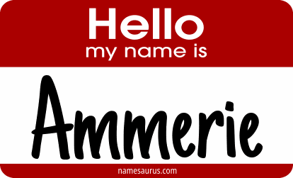 Hello my name is Ammerie png download