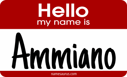 Hello my name is Ammiano png download