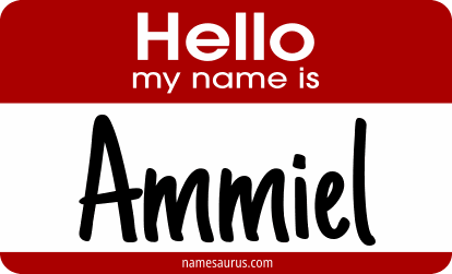 Hello my name is Ammiel png download