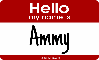 Hello my name is Ammy png download
