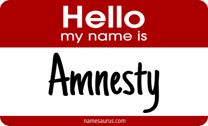 Hello my name is Amnesty png download