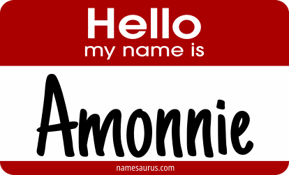 Hello my name is Amonnie png download