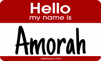 Hello my name is Amorah png download