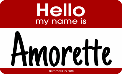 Hello my name is Amorette png download