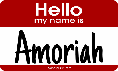 Hello my name is Amoriah png download