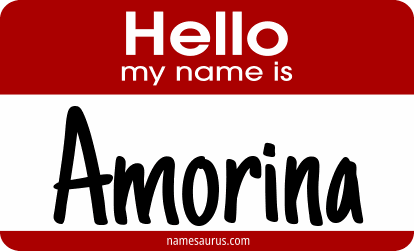 Hello my name is Amorina png download