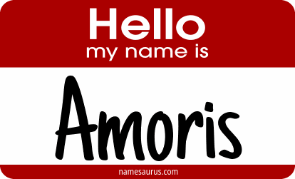 Hello my name is Amoris png download
