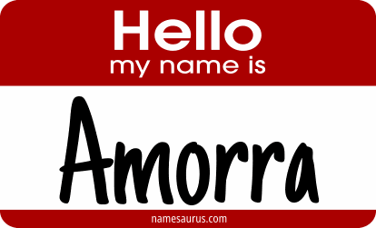 Hello my name is Amorra png download