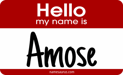 Hello my name is Amose png download