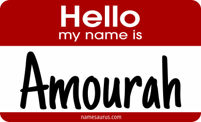 Hello my name is Amourah png download