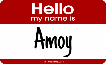 Hello my name is Amoy png download